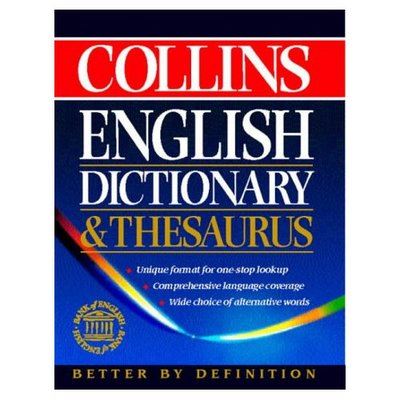 Collins English Dictionary And Thesaurus