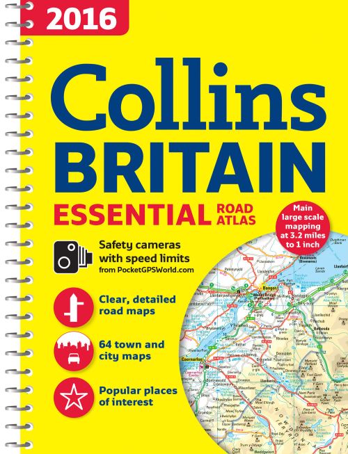 2016 Collins Britain Essential Road Atlas
