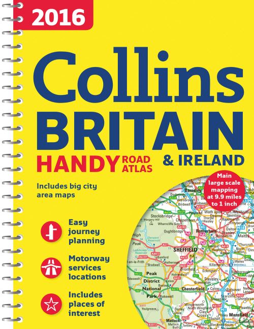 2016 Collins Handy Road Atlas Britain