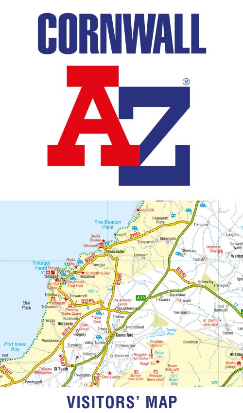 Cornwall A-Z Visitors' Map