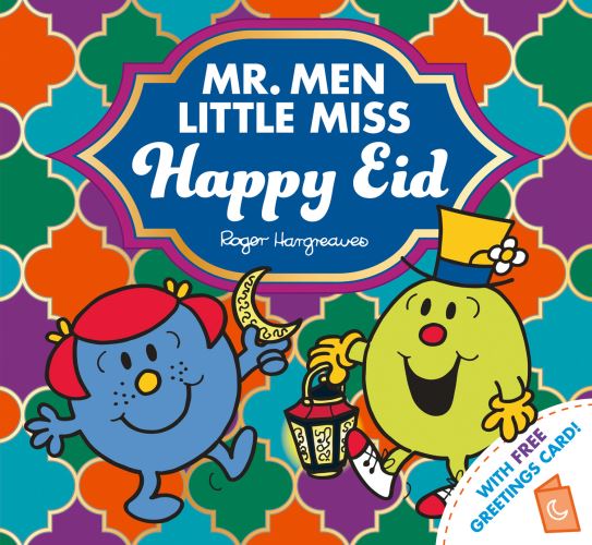 Mr. Men Little Miss Happy Eid With Greetings Card