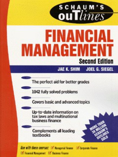 Schaum's Outline of Theory and Problems of Financial Management