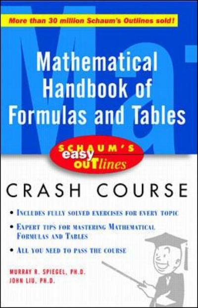 Mathematical Handbook of Formulas and Tables
