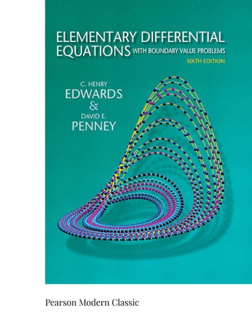 Elementary Differential Equations With Boundary Value Problems