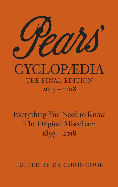 Pears Cyclopædia, 2017-2018