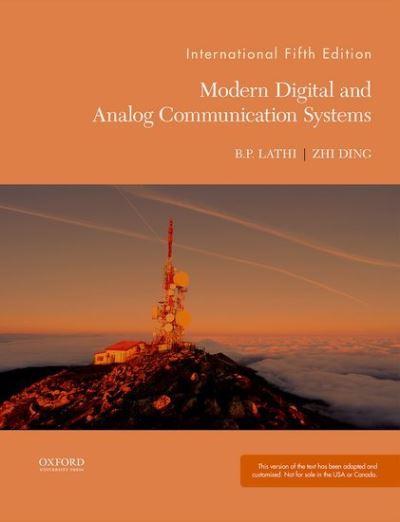 Modern Digital and Analog Communication Systems