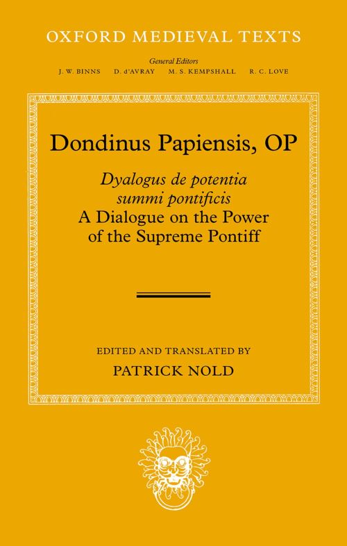 Dondinus Papiensis OP