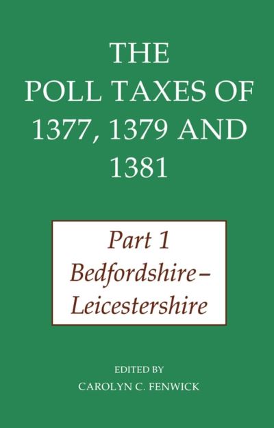 The Poll Taxes of 1377, 1379, and 1381