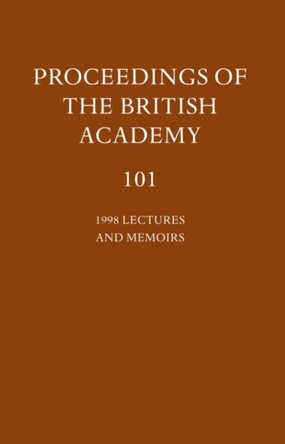 1998 Lectures and Memoirs