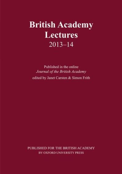 British Academy Lectures 2013-14