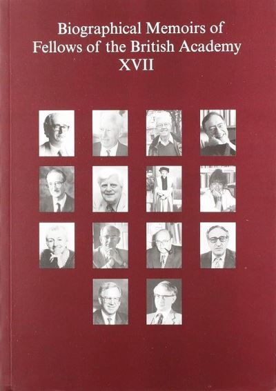 Biographical Memoirs of Fellows of the British Academy. XVI