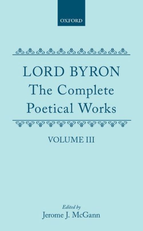 The Complete Poetical Works: Volume 3