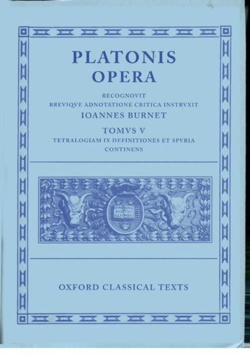 Plato Opera Vol. V