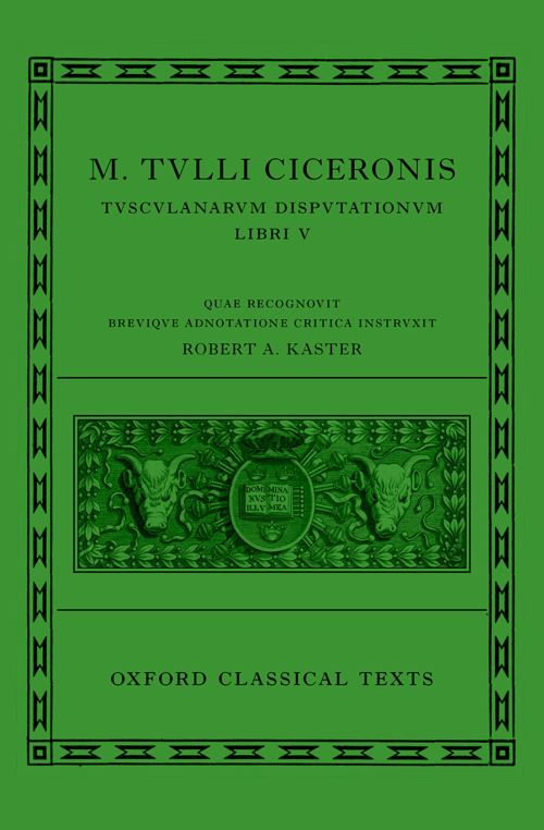 Cicero, Tusculan Disputations