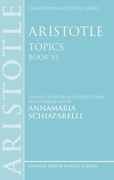 Aristotle. Book VI Topics