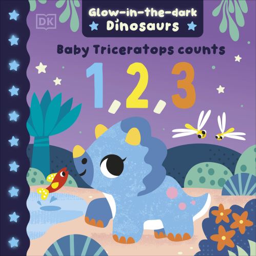 Baby Triceratops Counts 1, 2, 3