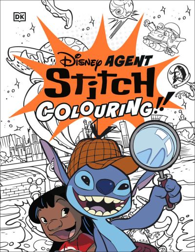 Disney Agent Stitch Colouring