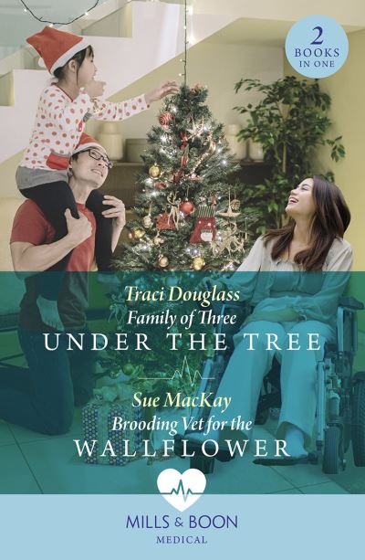 Family of Three Under the Tree