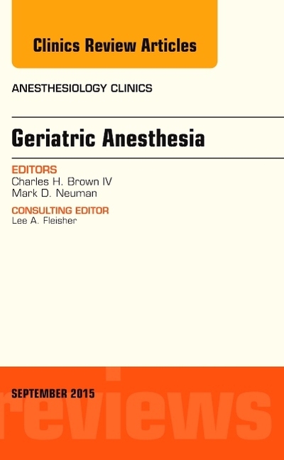 Geriatric Anesthesia