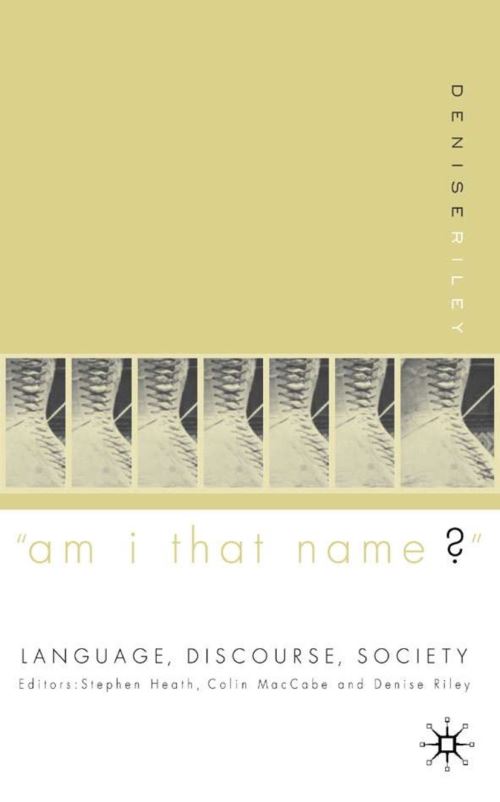 'Am I That Name?'
