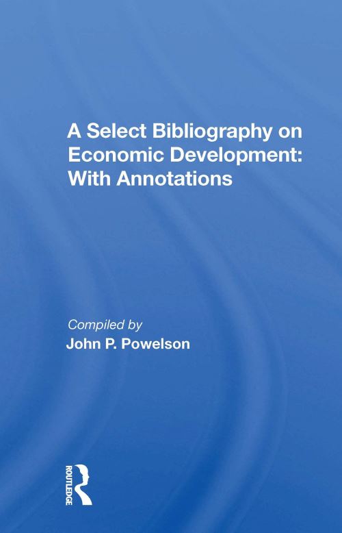 A Select Bibliography on Economic Development