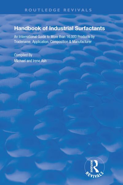 Handbook of Industrial Surfactants