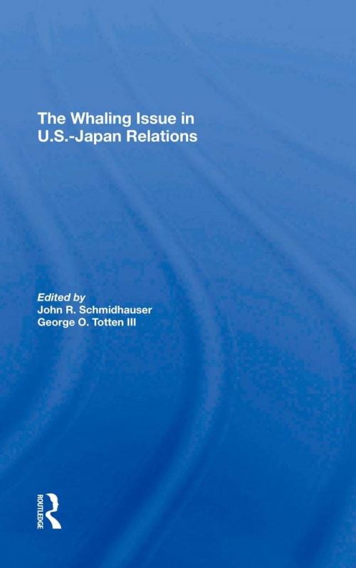 The Whaling Issue In U.s.-Japan Relations