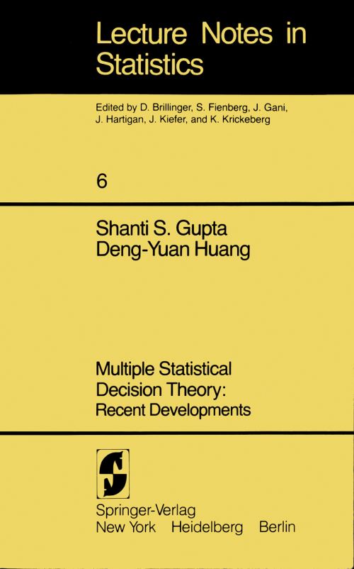 Multiple Statistical Decision Theory: