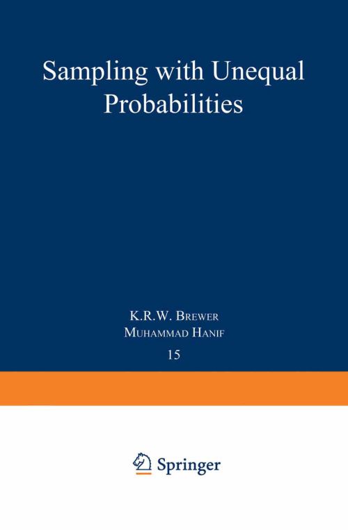 Sampling With Unequal Probabilities