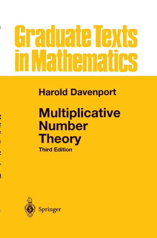 Multiplicative Number Theory