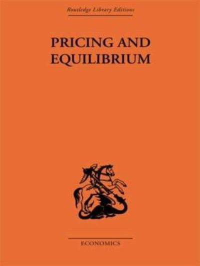 Pricing and Equilibrium