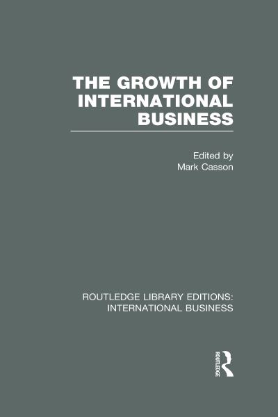 The Growth of International Business