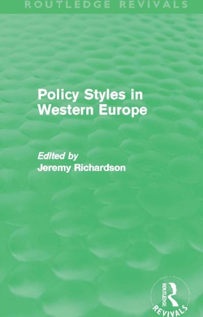 Policy Styles in Western Europe