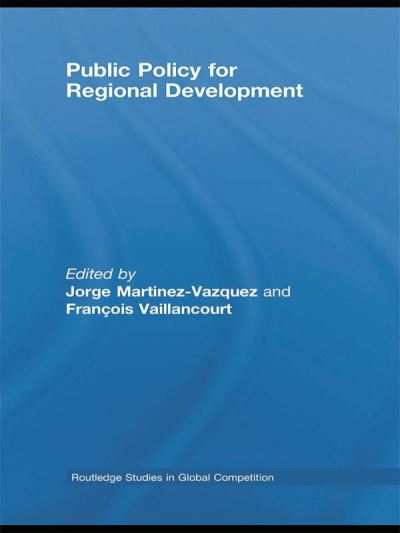 Public Policy for Regional Development