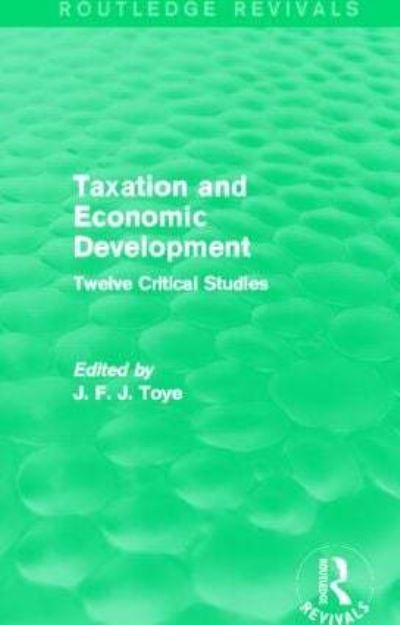 Taxation and Economic Development