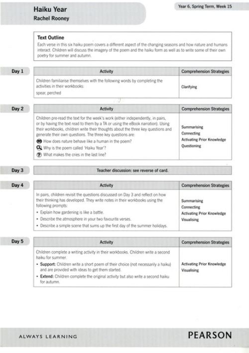 Bug Club Comprehension Year 6 Magazine T2 W5 Card