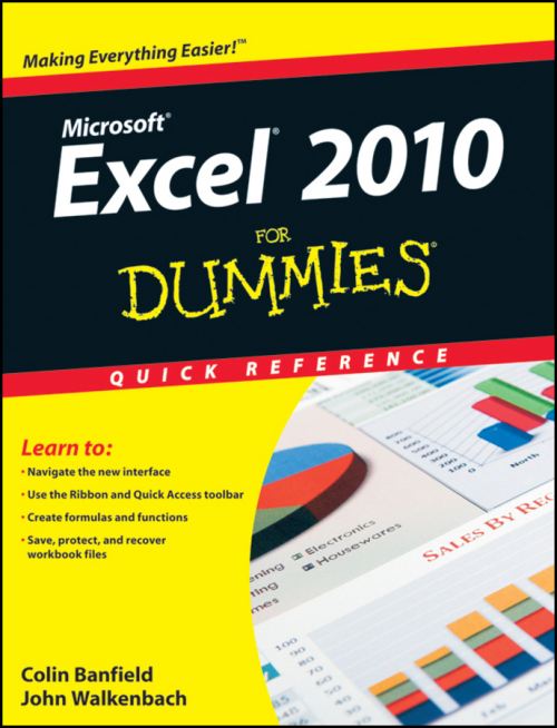 Excel 2010 for Dummies Quick Reference