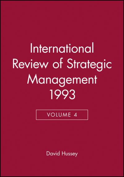 International Review of Strategic Management 1993, Volume 4