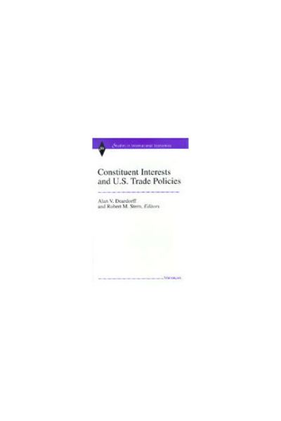 Constituent Interests and U.S. Trade Policies
