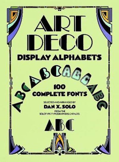 Art Deco Display Alphabets