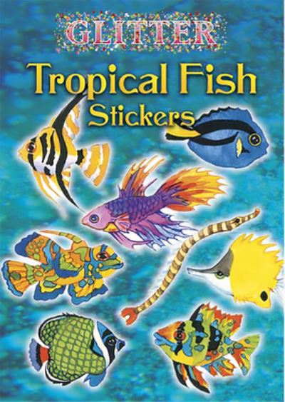 Glitter Tropical Fish Stickers
