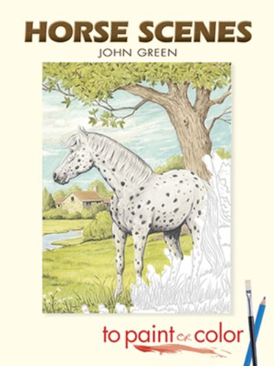 Horse Scenes to Paint or Color