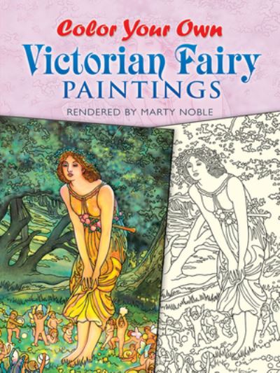 Color Your Own Victorian Fairy Paintings