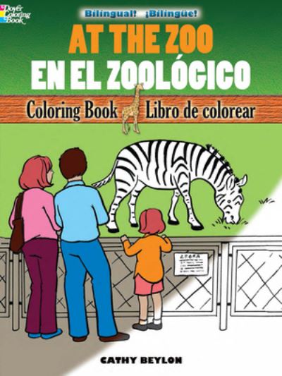 At The Zoo Coloring Book/En El Zoologico Libro De Colorear