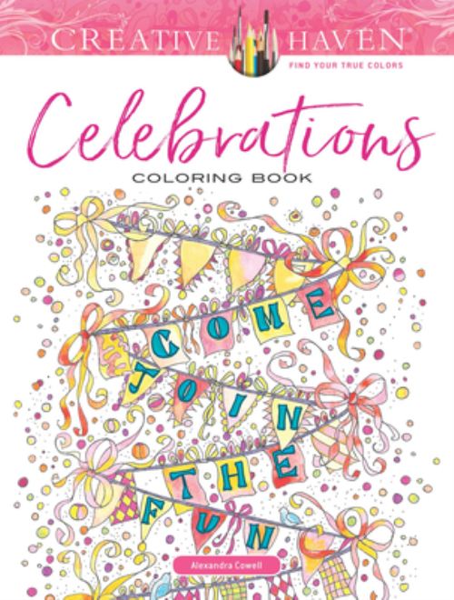 Creative Haven Celebrations Coloring Book