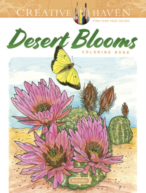 Creative Haven Desert Blooms Coloring Book