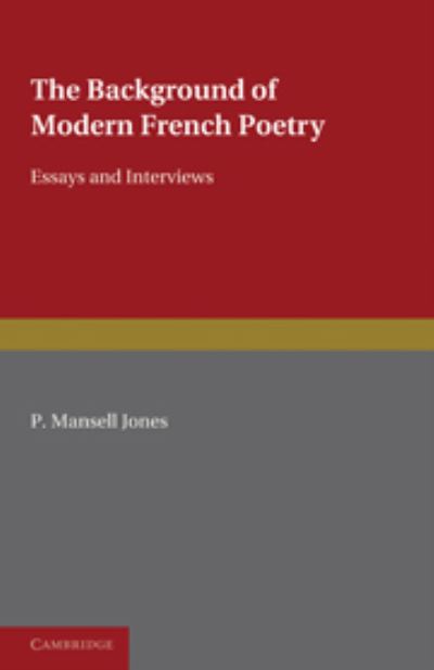 The Background of Modern French Poetry