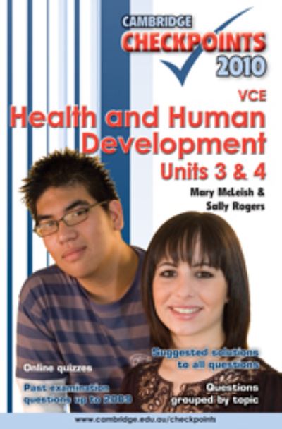 Cambridge Checkpoints VCE Health and Human Development Units 3 and 4 2010