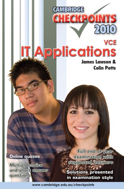 Cambridge Checkpoints VCE IT Applications 2010