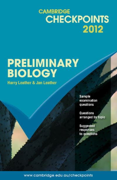Cambridge Checkpoints Preliminary Biology